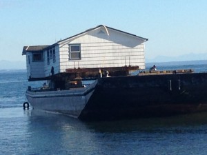 belfair house on barge